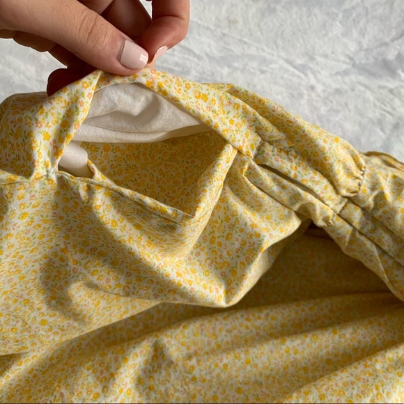 💛Floral Cotton Poplin Dress - Picture 10 of 11